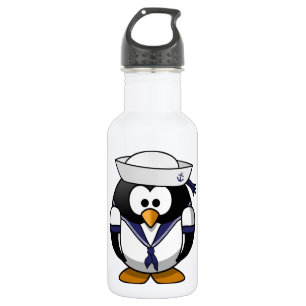 Bouteille D'eau En Acier Inoxydable Pingouin marin