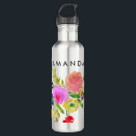 Bouteille D'eau En Acier Inoxydable PixDezines Floral/Aquarelle/Ranunculus<br><div class="desc">PixDezines ranunculus d'aquarelle florale en multicolore. Tous les fichiers image sont réglables. Copyright © 2015-2016 PixDezines™. Tous droits réservés.</div>