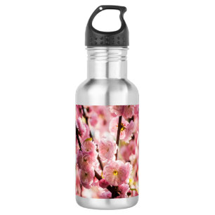 Bouteille D'eau En Acier Inoxydable Plum à fleurs - Paradize rose