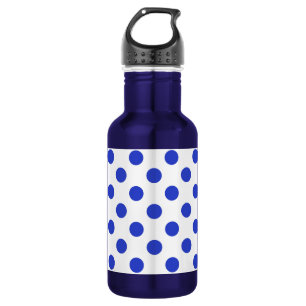Bouteille D'eau En Acier Inoxydable Pois bleu royal