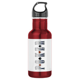 Bouteille D'eau En Acier Inoxydable Poker