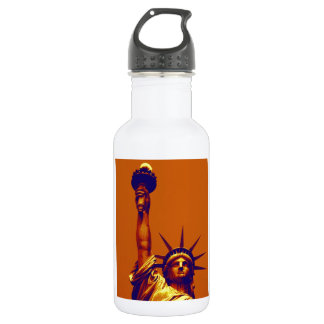 Bouteille D'eau En Acier Inoxydable Pop Art Lady Liberty