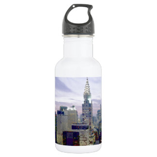 Bouteille D'eau En Acier Inoxydable Pop Art Oil Paint Effet New York