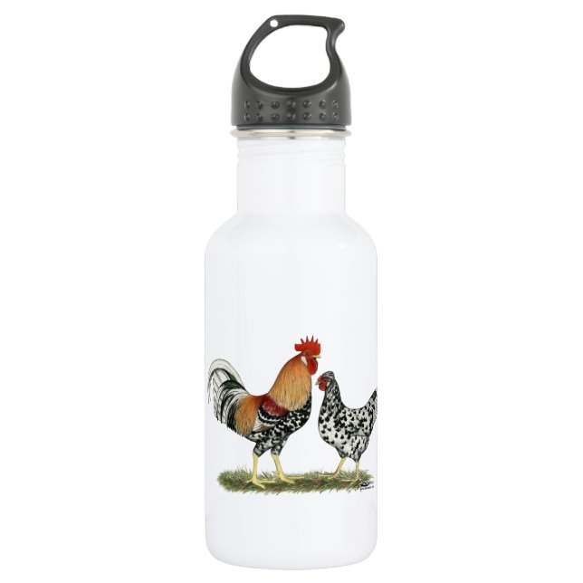 Bouteille D'eau En Acier Inoxydable Poulets islandais (Devant)