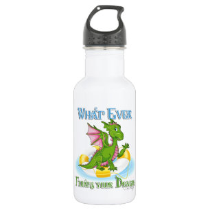Bouteille D'eau En Acier Inoxydable Quel Que Soit Ce Qui Flotte Votre Dragon Mignonne