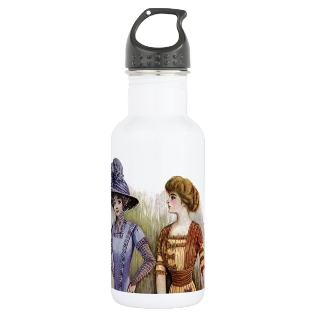Bouteille D'eau En Acier Inoxydable Robe vintage (Devant)