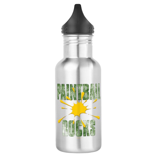 Bouteille D'eau En Acier Inoxydable Rocks de Paintball (Gauche)