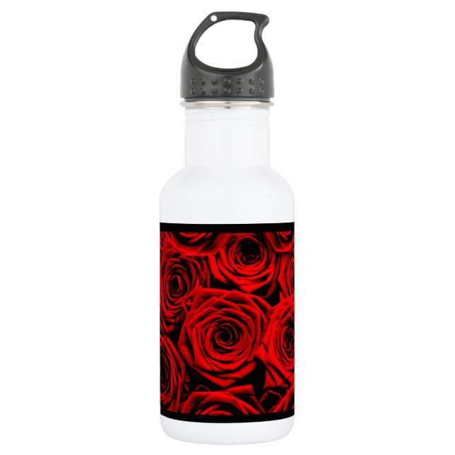 Bouteille D'eau En Acier Inoxydable Roses rouges (Devant)