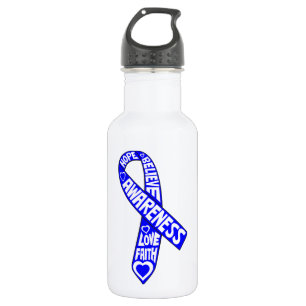 Bouteille D'eau En Acier Inoxydable Ruban de slogans de spondylarthrite ankylosante