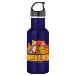 Bouteille D'eau En Acier Inoxydable Scooby-Doo Graphique de dessin rétro "Gang Super