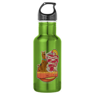 Bouteille D'eau En Acier Inoxydable Scooby-Doo Pile of Pizza "Munchies" Graphic