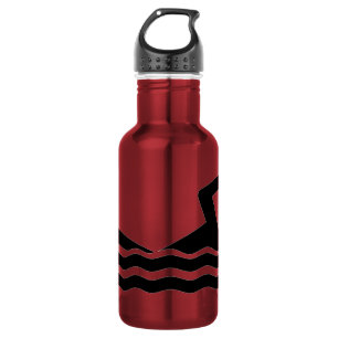 Bouteille D'eau En Acier Inoxydable Silhouette Liberté nage