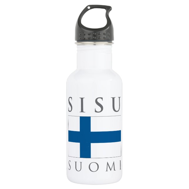 Bouteille D'eau En Acier Inoxydable Sisu Suomi (Devant)