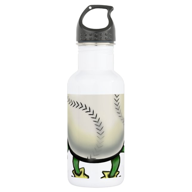 Bouteille D'eau En Acier Inoxydable Softball (Devant)