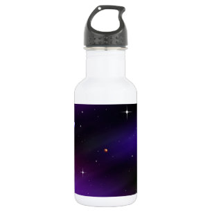 Bouteille D'eau En Acier Inoxydable Spacescape With Planètes and Stars