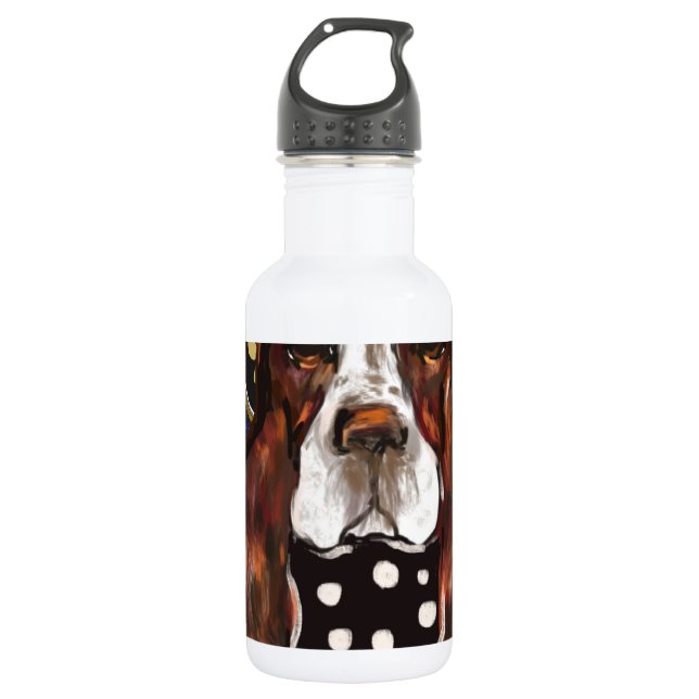 BOUTEILLE D'EAU EN ACIER INOXYDABLE SPRINGER SPANIEL ANGLAIS (Devant)