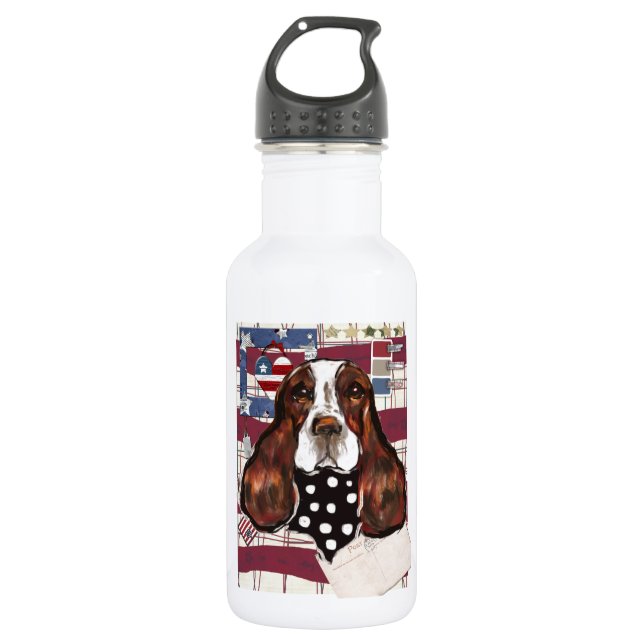 BOUTEILLE D'EAU EN ACIER INOXYDABLE SPRINGER SPANIEL ANGLAIS (Devant)