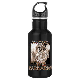Bouteille D'eau En Acier Inoxydable Steve Le Barbarian