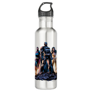 Bouteille D'eau En Acier Inoxydable Superman, Batman, & Wonder Woman Trinity