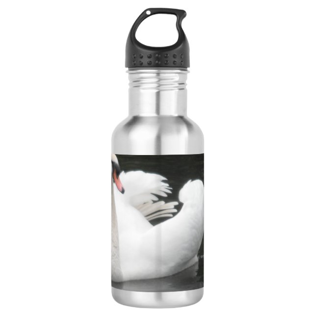 Bouteille D'eau En Acier Inoxydable Swan (Devant)