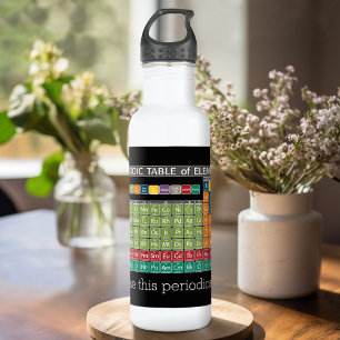 Bouteille D'eau En Acier Inoxydable Tableau périodique périodique des éléments - Étudi