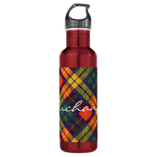 Bouteille D'eau En Acier Inoxydable Tartan écossais de kilt de plaid de clan de