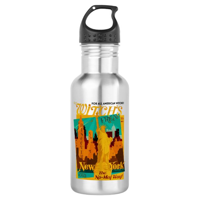 Bouteille D'eau En Acier Inoxydable The Witch's Friend September Magazine (Devant)