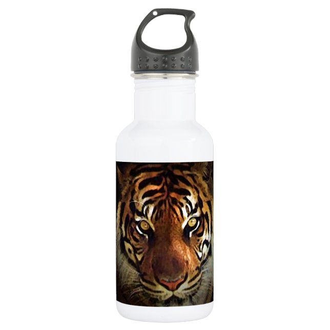 Bouteille D'eau En Acier Inoxydable Tigre (Devant)