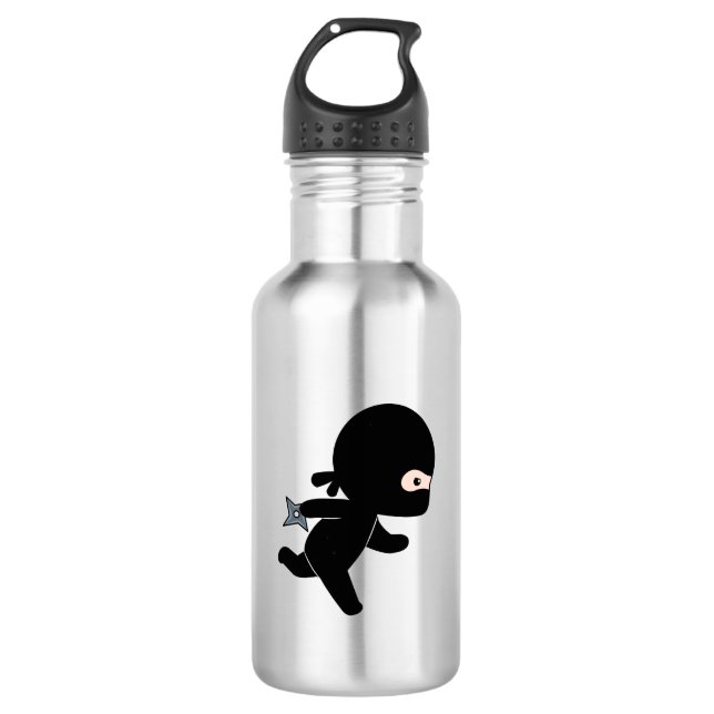 Bouteille D'eau En Acier Inoxydable Tiny Ninja Courir (Devant)