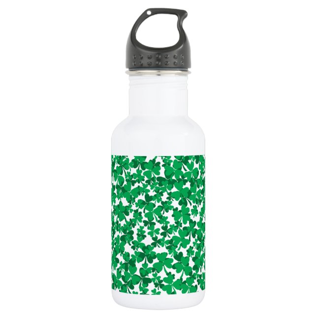 Bouteille D'eau En Acier Inoxydable Trèfles de la Saint-Patrick (Devant)