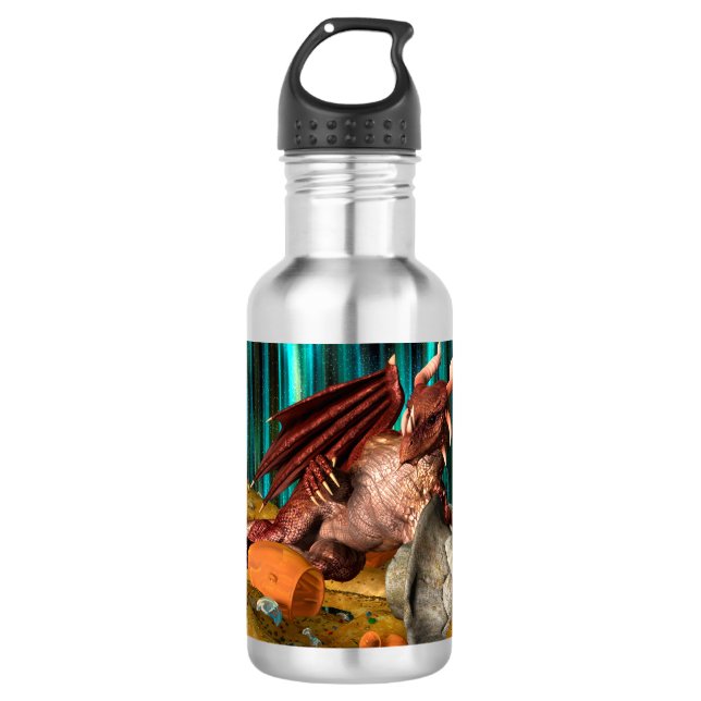 Bouteille D'eau En Acier Inoxydable Trésor de dragon (Devant)