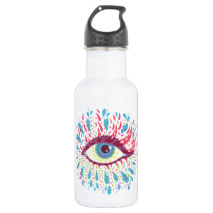 Bouteille D'eau En Acier Inoxydable Trippy Oye Psychedelic Art