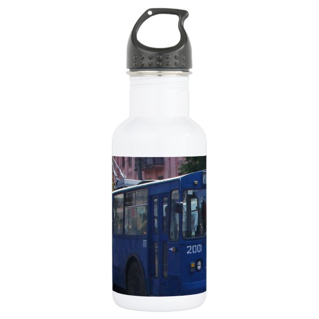 Bouteille D'eau En Acier Inoxydable Trolleybus (Devant)