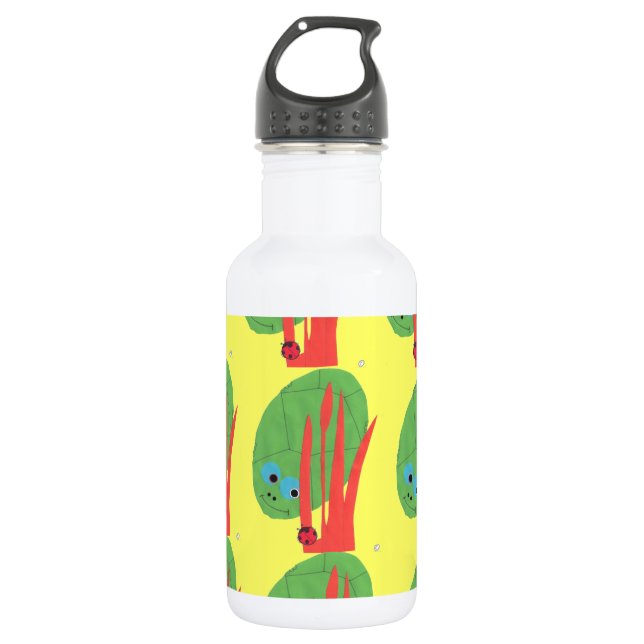BOUTEILLE D'EAU EN ACIER INOXYDABLE TURTLE & LADYBUG (Devant)