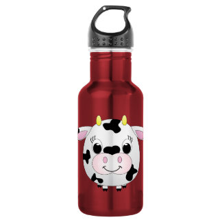 Bouteille D'eau En Acier Inoxydable Vache mignonne