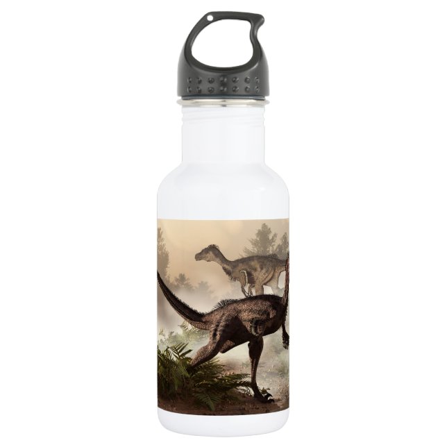 Bouteille D'eau En Acier Inoxydable Velociraptors (Devant)
