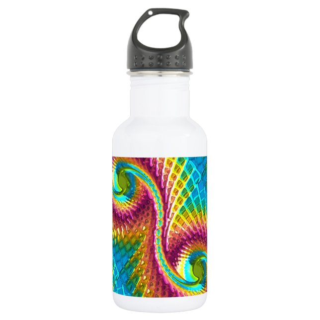 Bouteille D'eau En Acier Inoxydable Verre fractal 7 (Devant)