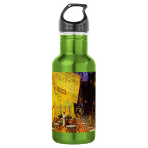Bouteille D'eau En Acier Inoxydable Vincent Van Gogh Café Terrasse Au Night Fine Art