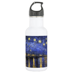 Bouteille D'eau En Acier Inoxydable Vincent Van Gogh Starry Night Over The Rhone