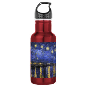 Bouteille D'eau En Acier Inoxydable Vincent Van Gogh Starry Night Over The Rhone