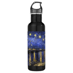 Bouteille D'eau En Acier Inoxydable Vincent Van Gogh Starry Night Over The Rhone