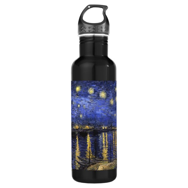 Bouteille D'eau En Acier Inoxydable Vincent Van Gogh Starry Night Over The Rhone (Devant)