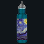 Bouteille D'eau En Acier Inoxydable Vincent Van Gogh Starry Nuit Vintage Art<br><div class="desc">Vincent van Gogh Starry Night Art Peinture Starry Night est un tableau de l'artiste post-impressionniste néerlandais Vincent van Gogh. Le ciel bleu de la nuit est rempli de nuages tourbillonnants, d'étoiles et d'une lune brillante croissant. La Nuit étoilée est la seule nocturne de la série de vues depuis la fenêtre...</div>