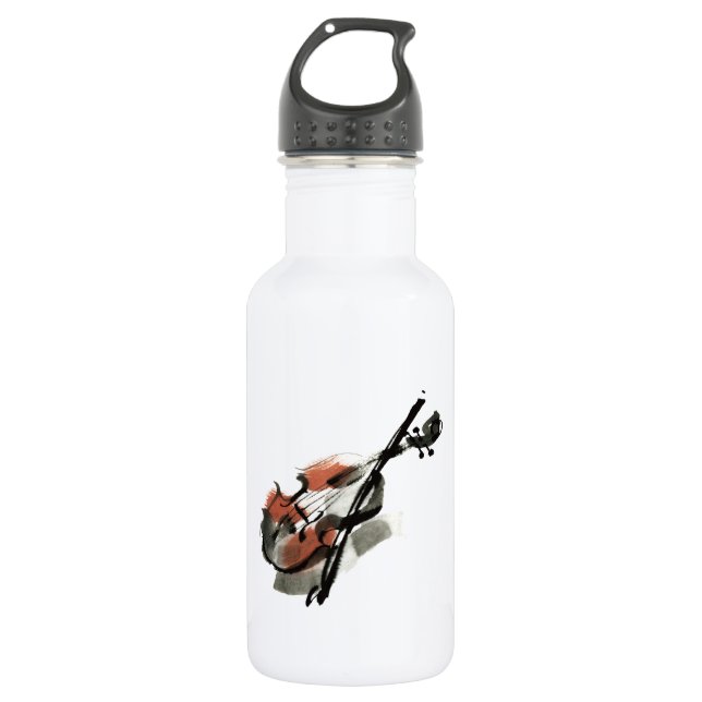 Bouteille D'eau En Acier Inoxydable Violon (Devant)