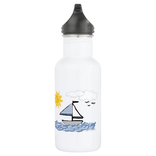 Bouteille D'eau En Acier Inoxydable Voilier PB (Droite)