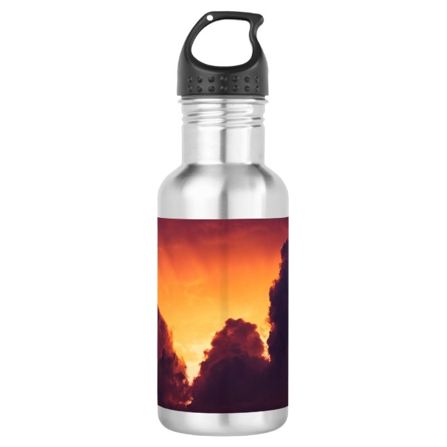 Bouteille D'eau En Acier Inoxydable w en météo (Devant)