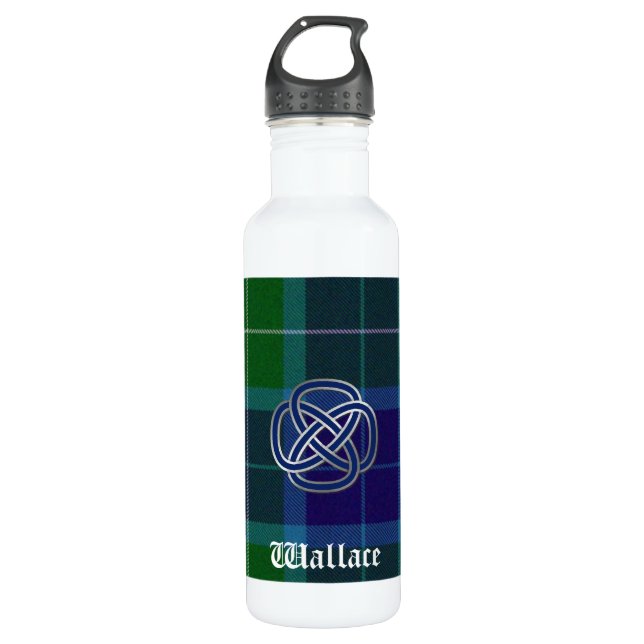 Bouteille D'eau En Acier Inoxydable Wallace Tartan Plaid (Devant)