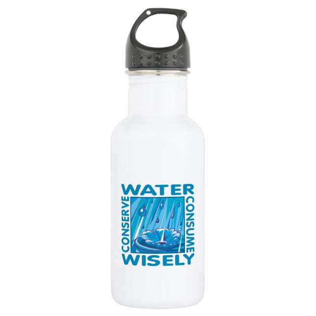 Bouteille D'eau En Acier Inoxydable Water Conservation (Devant)