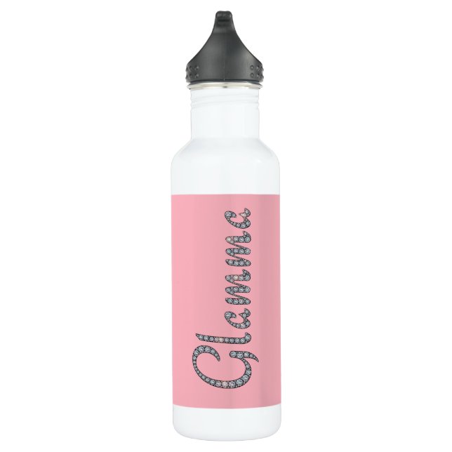 Bouteille D'eau En Acier Inoxydable Waterbottle bling de Glamma (Droite)