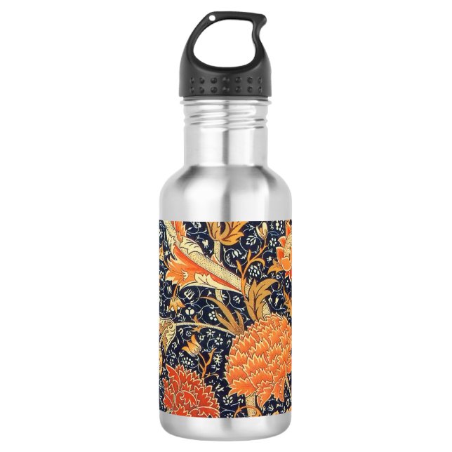 Bouteille D'eau En Acier Inoxydable William Morris Cray Floral Art Nouveau Motif (Devant)